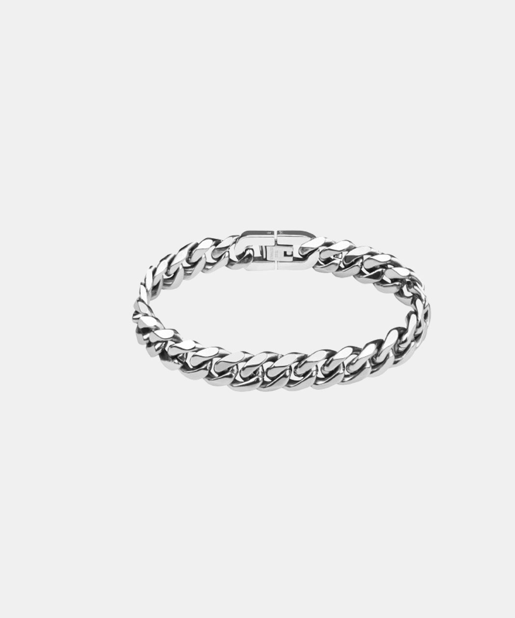flintronic Men's Strong Antique Silver Bracelet
