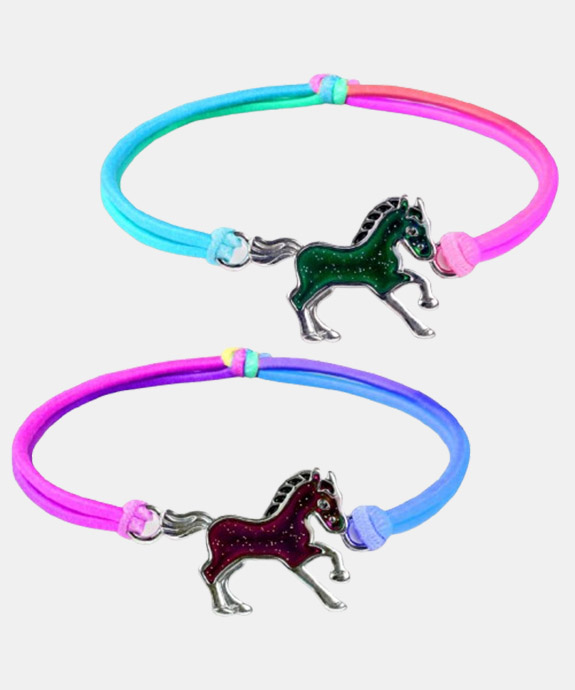 Flintronic Horse Bracelet, Mood Bracelet with Pendant for Children