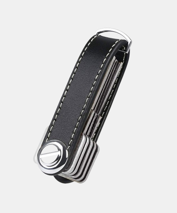 Flintronic Key Organiser Key Ring Genuine Leather Pocket Smart Key Holder with Stylish