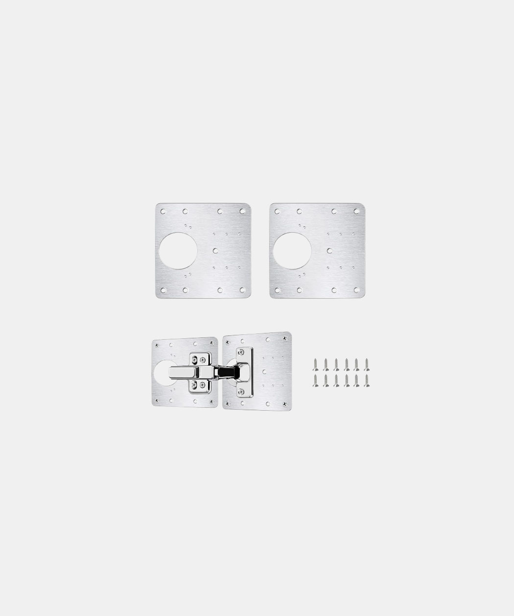 flintronic Stainless Steel Hinge Repair Plate